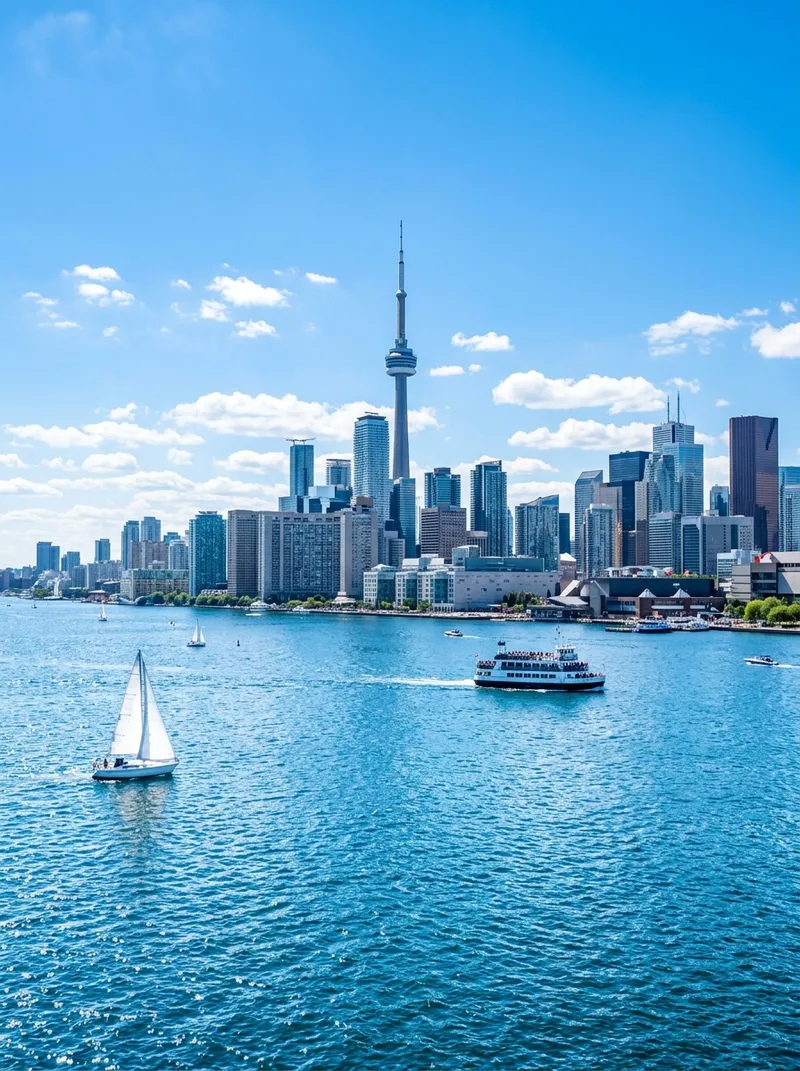 Lake Ontario and Toronto waterfront skyline representing local expertise and global reach